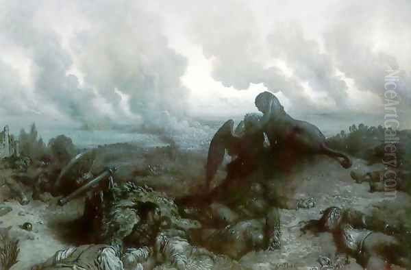 The Riddle of the Sphinx Oil Painting by Gustave Dore