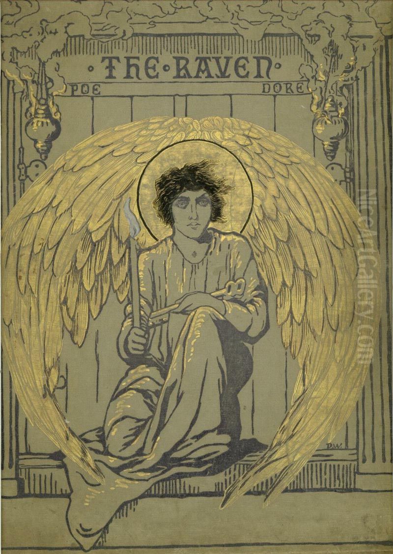 The Raven Oil Painting by Gustave Dore