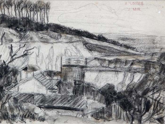 Paisaje Oil Painting by Joaquin Miro