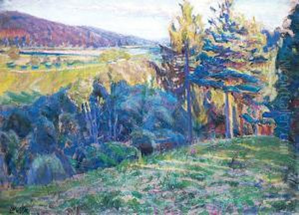 Przed Zachodem Oil Painting by Ludwik Misky