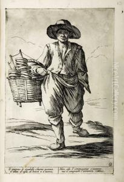 L'arti Per Vi[a] Disegnate, E 
Intagliate Ed Offerte Al Grande E Alto Nettunno Gigante, Sig. Della 
Piazza Di Bologna Oil Painting by Giuseppe Maria Mitelli