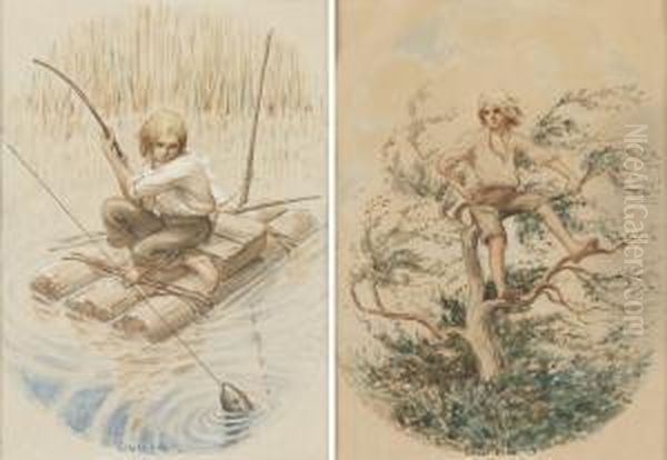 Utan Titel Oil Painting by Louis Moe