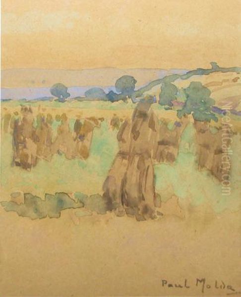 Cmp Cu Capite Oil Painting by Paul Molda