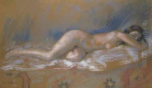 Nud Culcat Oil Painting by Paul Molda