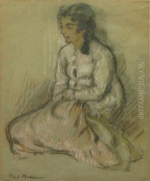 Femeie Seznd Oil Painting by Paul Molda