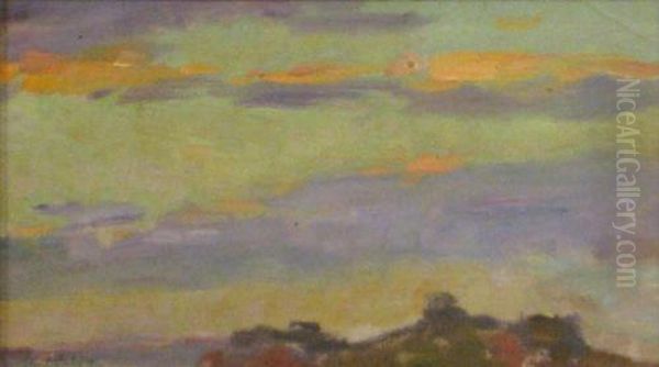 Sunrise Oil Painting by Paul Molda