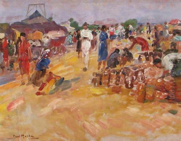 Fair Day Oil Painting by Paul Molda