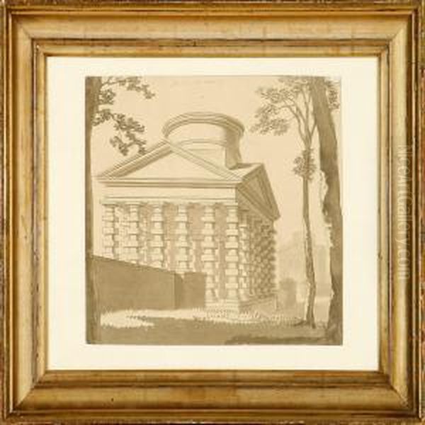 Barriere De Neuilly Oil Painting by I. P. Moller