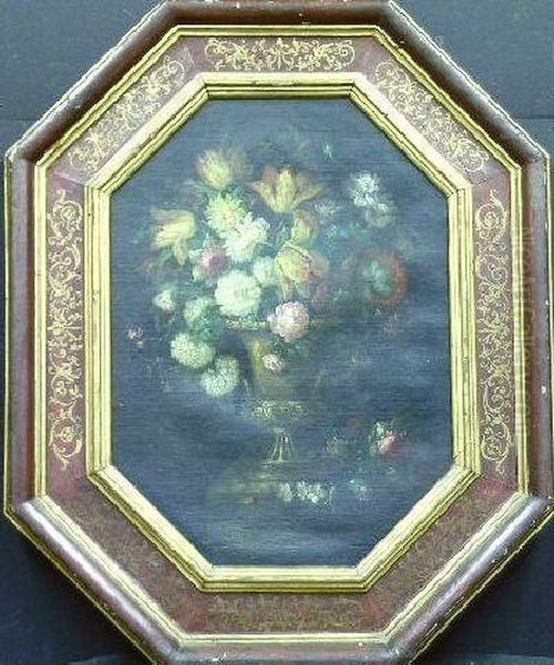 Floral Still Life Oil Painting by Antoine (Baptiste M.) Monnoyer