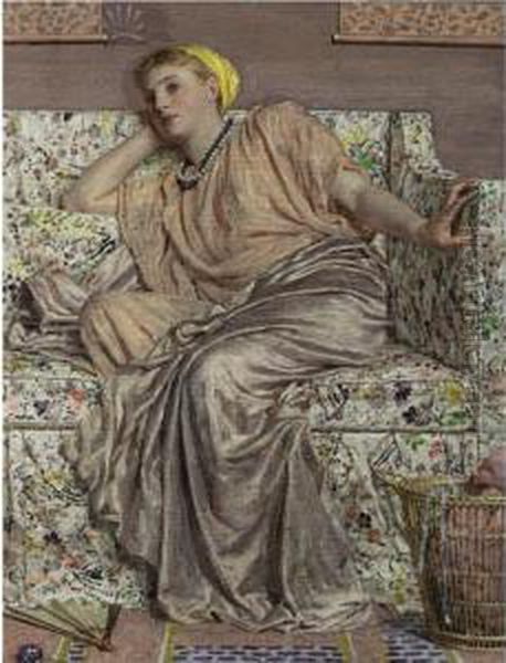 Pansies Oil Painting by Joseph Moore