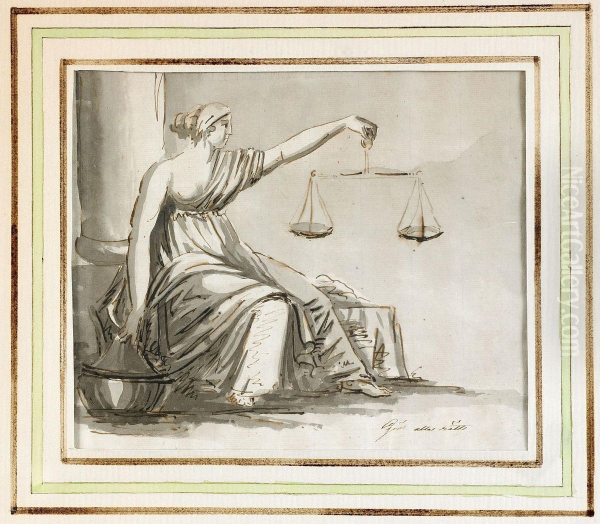 Pa Lifvets Modosamma Strat Oil Painting by Hjalmar Morner