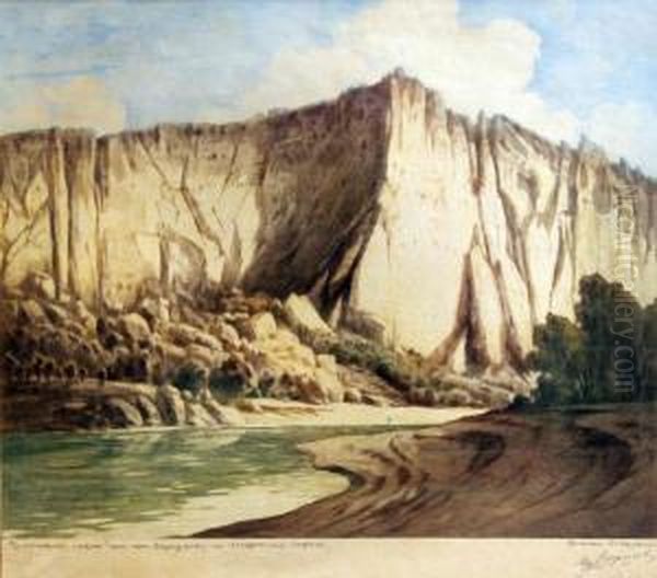 Karlukovo Rocks Oil Painting by Petar Morozov