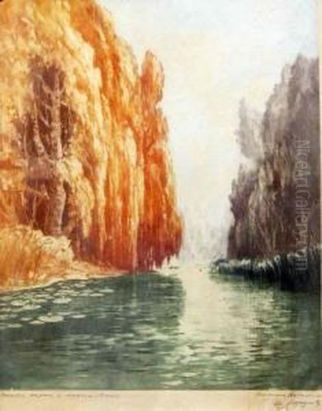 Kamtchia River Oil Painting by Petar Morozov