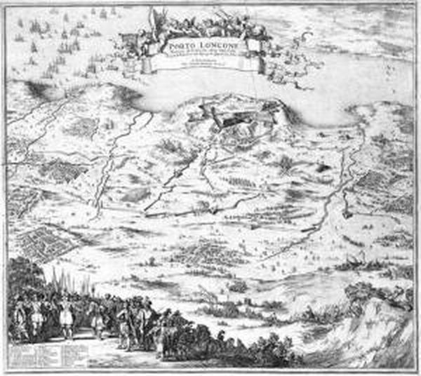 Porto Longone. Orbetelli. Piombine. Oil Painting by Pierre (Pieter) Mortier