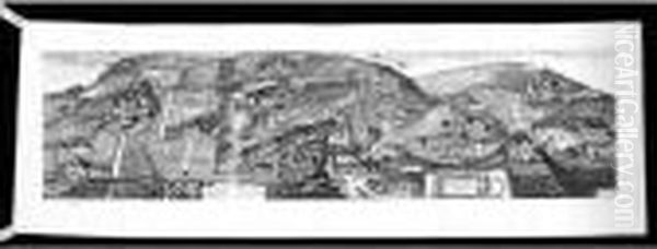 Frescati. Oil Painting by Pierre (Pieter) Mortier