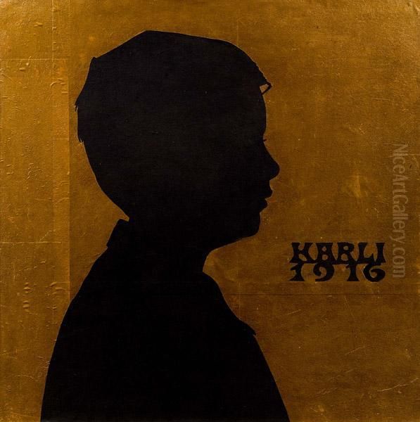 Karli 1916 Oil Painting by Kolo Moser