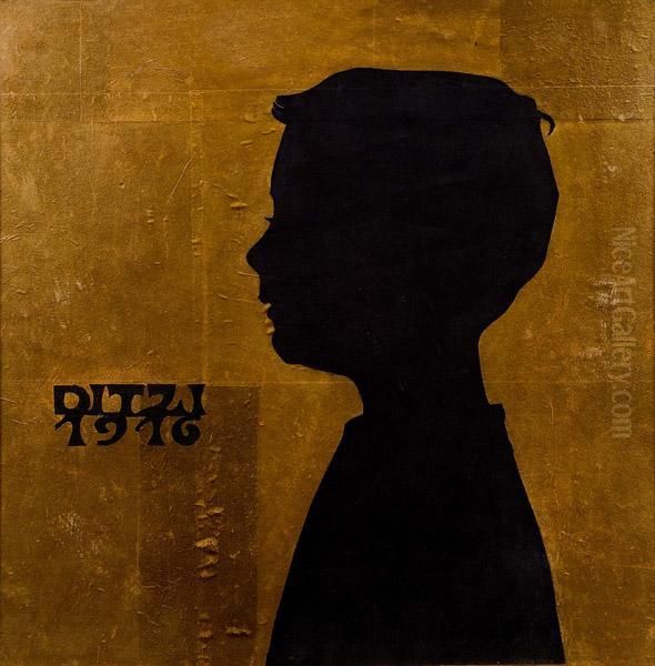 Ditzi 1916 Oil Painting by Kolo Moser