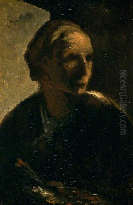 The Painter Oil Painting by Honore Daumier