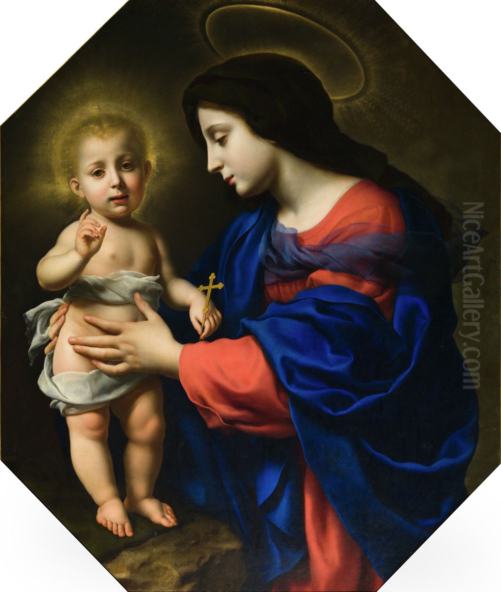 Madonna and Child Oil Painting by Carlo Dolci