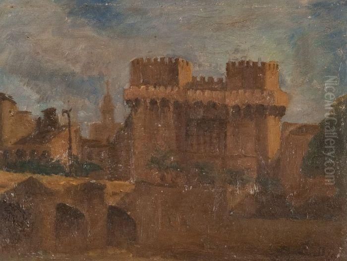 Paesaggio Oil Painting by Alfredo Muller