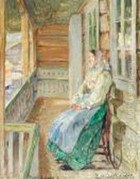 Toro Aasen Oil Painting by Gerhard Munthe