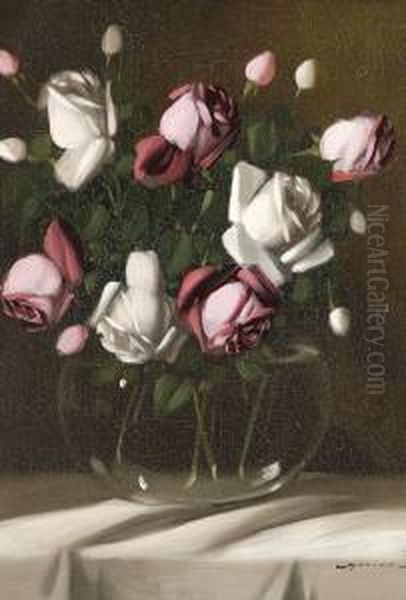 Rozsak Oil Painting by Vilmos Murin