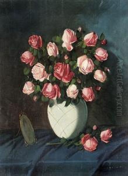 Rozsak Oil Painting by Vilmos Murin