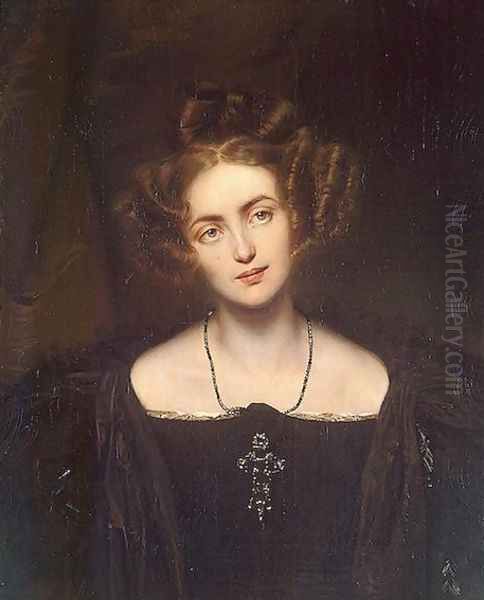 Portrait of Henrietta Sontag Oil Painting by Paul Delaroche