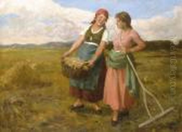 Tere - Fere Oil Painting by Vilmos Nagy