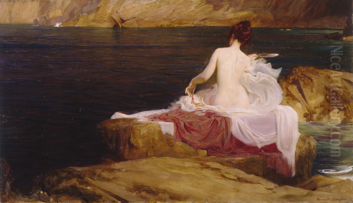 Calypso's Isle Oil Painting by Herbert James Draper