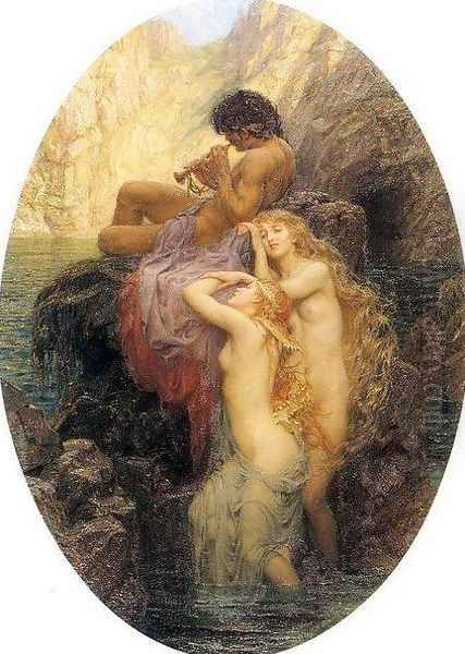 Sea Melodies Oil Painting by Herbert James Draper