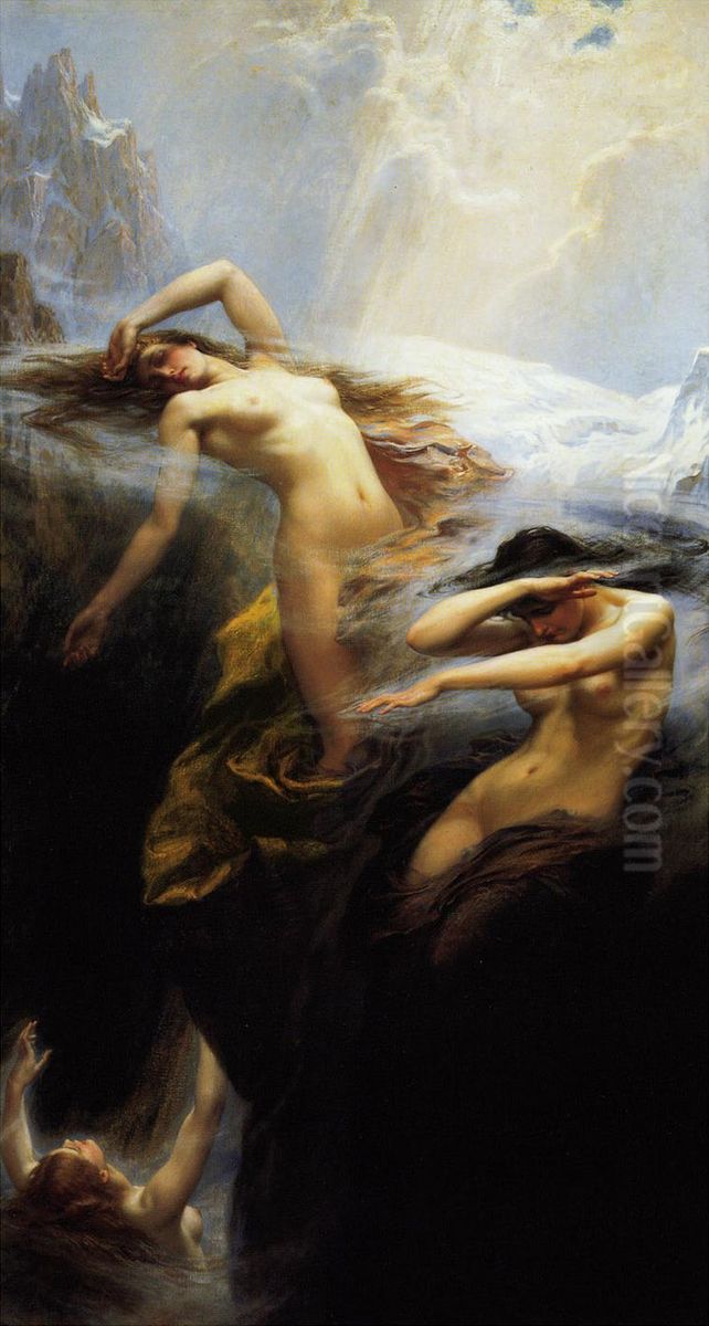 Clyties of the Mist Oil Painting by Herbert James Draper