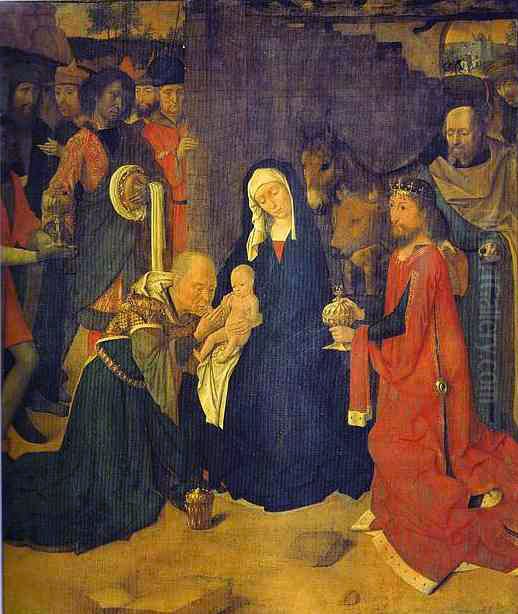 Adoration of the Magi Oil Painting by Gerard David