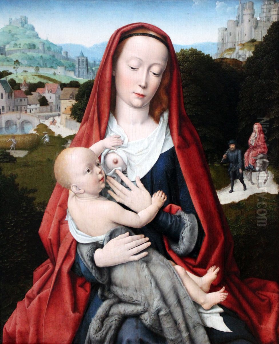 Madonna and Child Oil Painting by Gerard David
