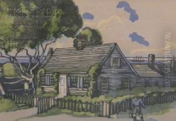 Cottage On The Cape Oil Painting by Joseph Nash