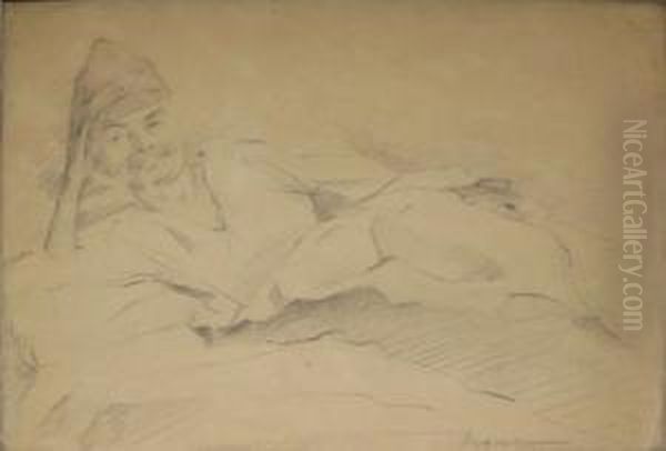 Soldat Ranit Oil Painting by Grigore Negosanu