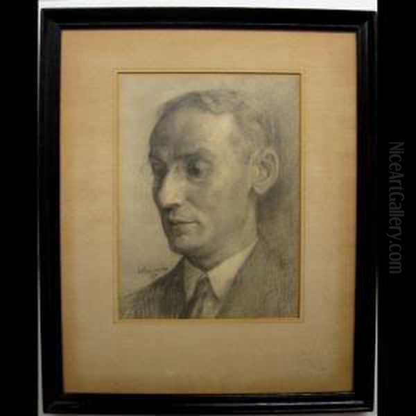 Portrait Of Sam Ortenberg Oil Painting by Ernst Neumann