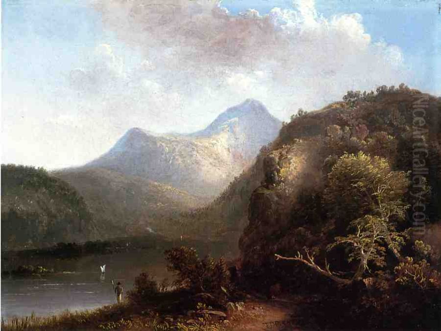 View in Maine Oil Painting by Thomas Doughty