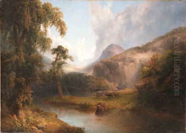 Ben Lomond Oil Painting by Thomas Doughty