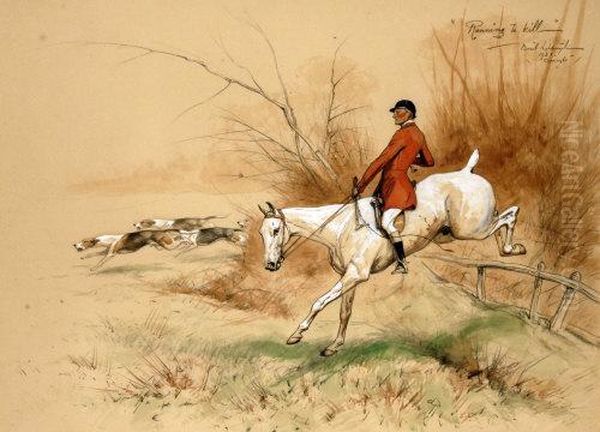 Running To Kill Oil Painting by Basil J. Nightingale