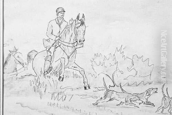 Untitled Oil Painting by Basil J. Nightingale