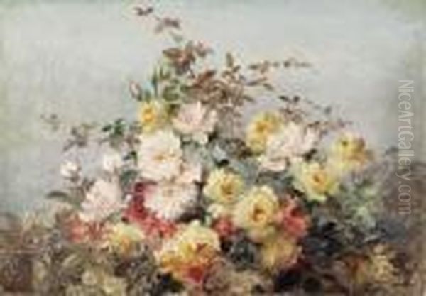 Bouquet Of Roses
Oil On Canvas Oil Painting by Thorvald Simeon Niss