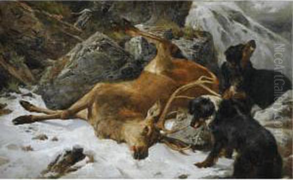 An Untimely End Oil Painting by John Sargent Noble