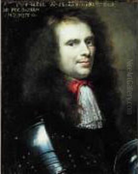 Portrait D'un Marechal De France Mort Au Siege De Douai, Le 2
 Juillet 1667 Oil Painting by Jean Nocret I
