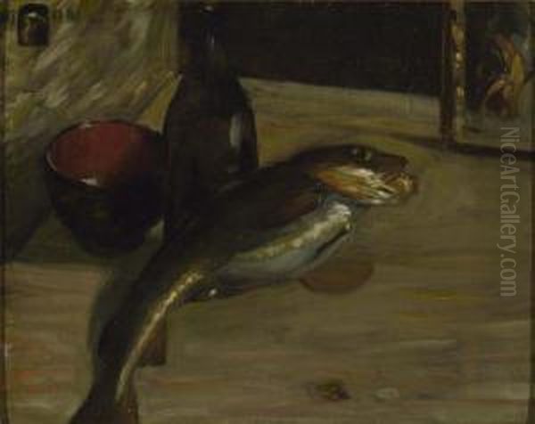 Untitled Oil Painting by Bror Julius Olsson Nordfeldt