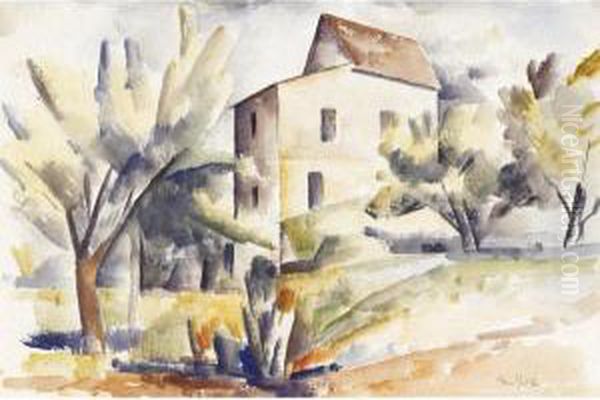 Untitled Oil Painting by Bror Julius Olsson Nordfeldt