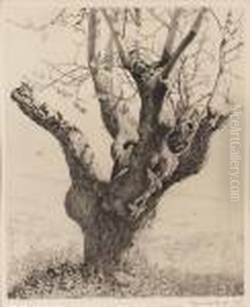 Gammalt Trad Oil Painting by Hans Norsbo