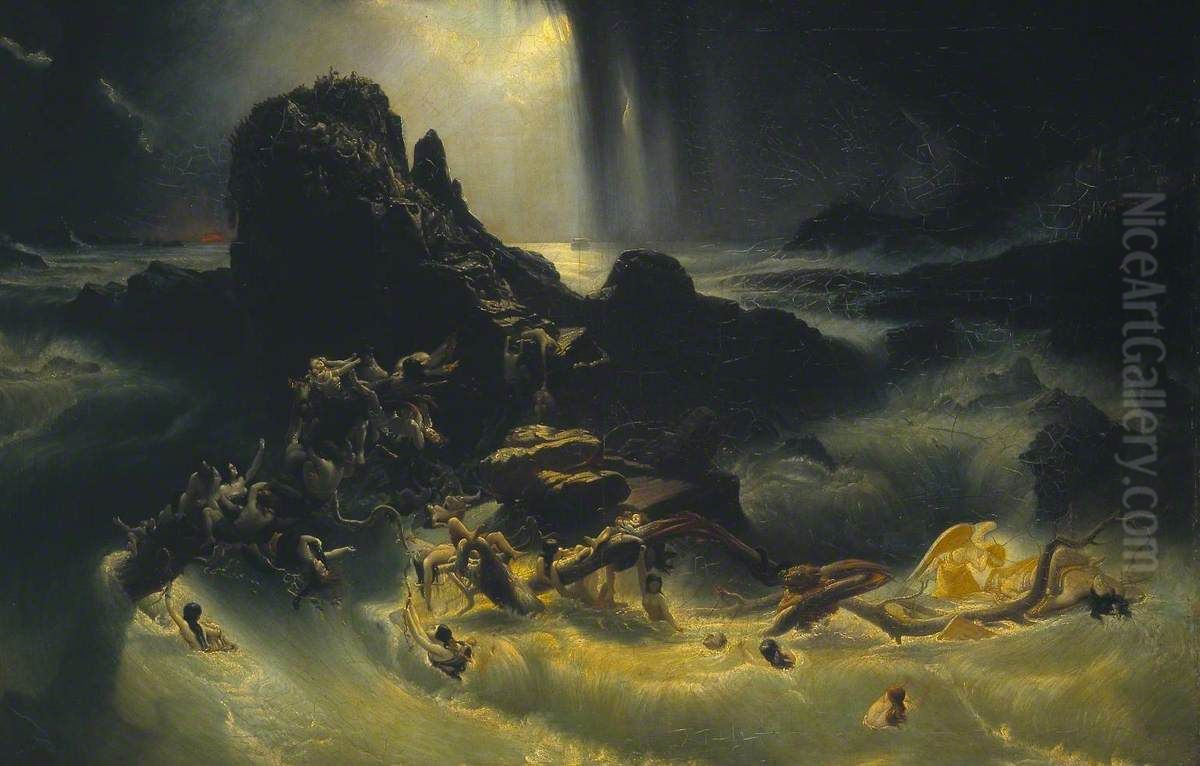 The Deluge Oil Painting by Francis Danby