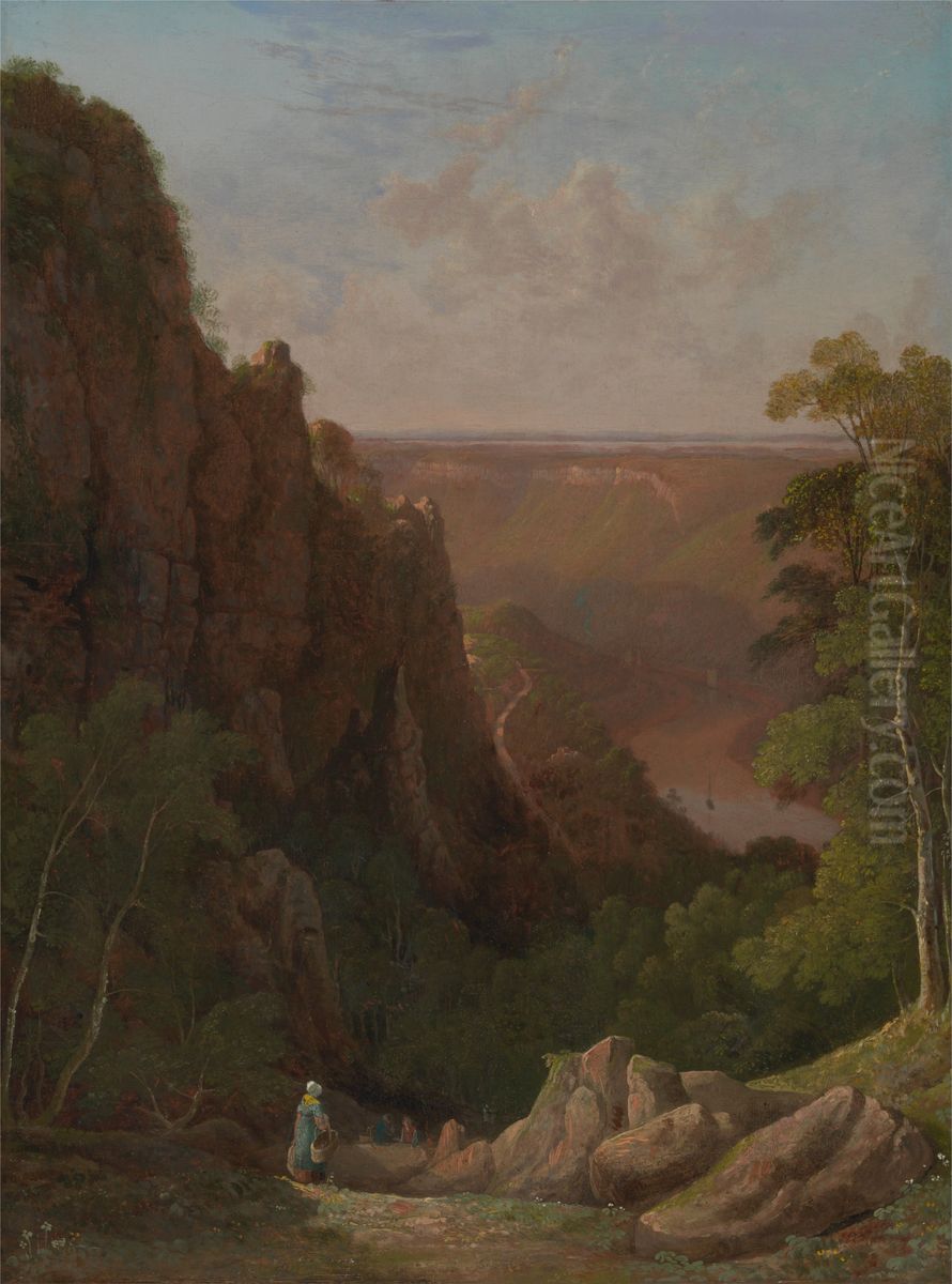 The Avon Gorge Oil Painting by Francis Danby