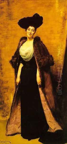 Margaret Anderson, Wife of the Honorable Ronald Grenville 1891 Oil Painting by Carolus Duran Charles Emile